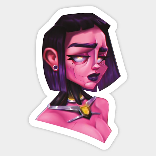 cyberpunk Sticker by ivanOFFmax